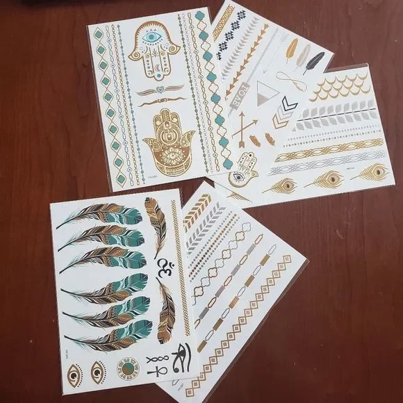 Flash Tattoos - Metallic beach - Picture 1 of 7